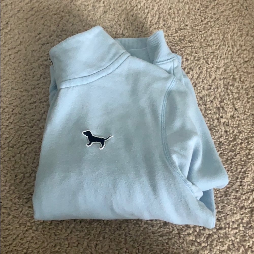 Quarter zip pull over sweater